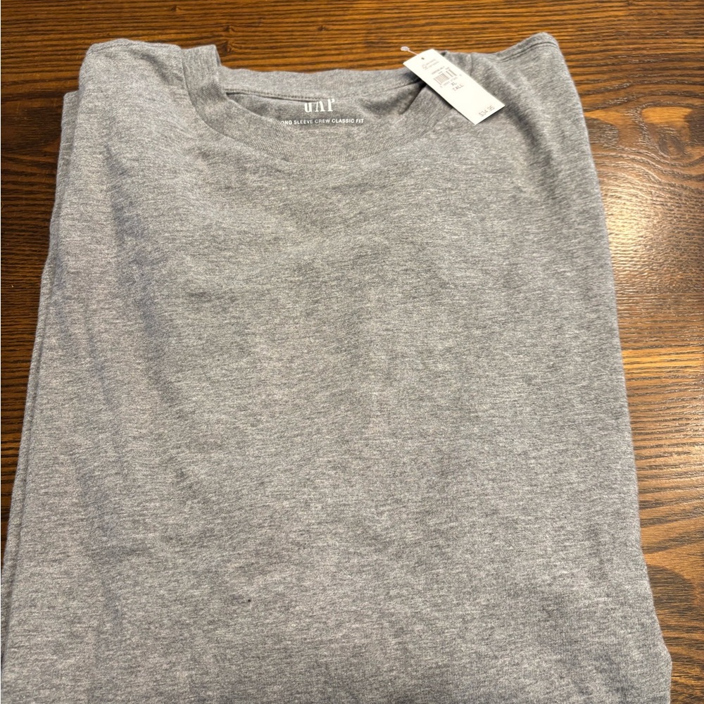 Men’s Classic Gray Crew Neck T-Shirt